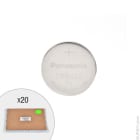 Enix - Plateau(x) de 20 Pile bouton lithium CR3032 PANASONIC 3V 500mAh