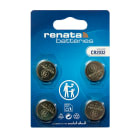 Enix - Blister(s) x 4 Pile bouton lithium blister x4 CR2032 MFR RENATA 3V 160mAh