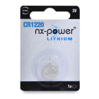 Enix - Blister(s) x 1 Pile bouton lithium blister CR1220 3V 35mAh