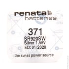 Enix - Blister(s) x 1 Pile bouton oxyde argent 371 RENATA 1.55V 40mAh