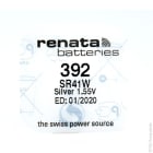 Enix - Blister(s) x 1 Pile bouton oxyde argent 392 RENATA 1.55V 45mAh