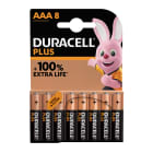 Enix - Blister(s) x 8 Pile alcaline blister x8 Duracell Plus 100%  LR03 - AAA 1.5V 1175