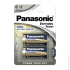 Enix - Blister(s) x 2 Pile alcaline blister x2 Panasonic Everyday Power LR14 - C 1.5V 9