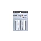Enix - Blister(s) x 2 Pile alcaline blister x2 LR20 - D Nx-Power Tech 1.5V 18.4Ah