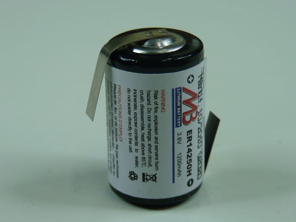 Enix - Pile(s) Pile lithium ER14250H 1-2AA 3.6V 1200mAh HBL