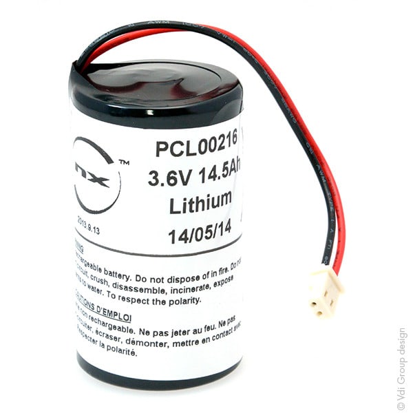 Enix - Pile(s) Batterie lithium ER34615M D 3.6V 14.5Ah Molex