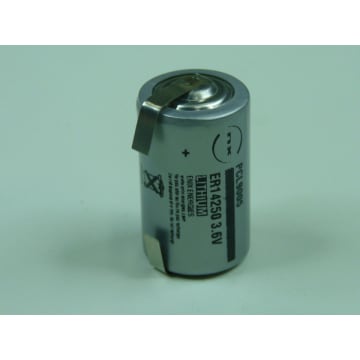 Pile(s) Pile lithium LS14250-CNR 1-2AA 3.6V 1.2Ah T2 Enix