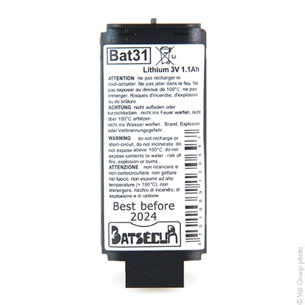 Enix - Pile(s) Batterie systeme alarme BATSECUR BAT31 3V 1200mAh