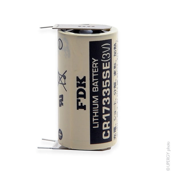 Enix - Pile lithium CR17335SE-FT1 2-3A 3V 1.8Ah 3PF