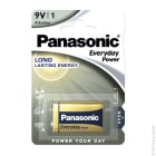 Enix - Blister(s) x 1 Pile alcaline blister x1 Panasonic Everyday Power 6LR61 9V 680mAh