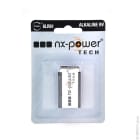 Enix - Blister(s) x 1 Pile alcaline blister x1 6LR61 Nx-Power Tech 9V 680mAh