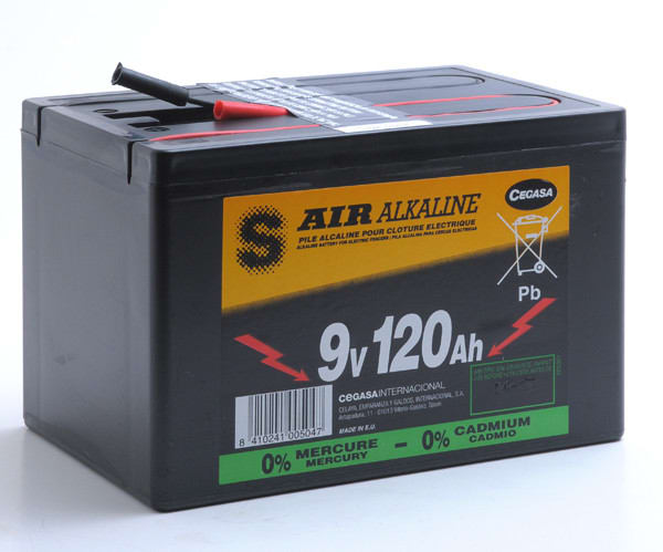 Enix - Pile(s) Pile depolarisation air alcaline 6AS3-120B 9V 120Ah