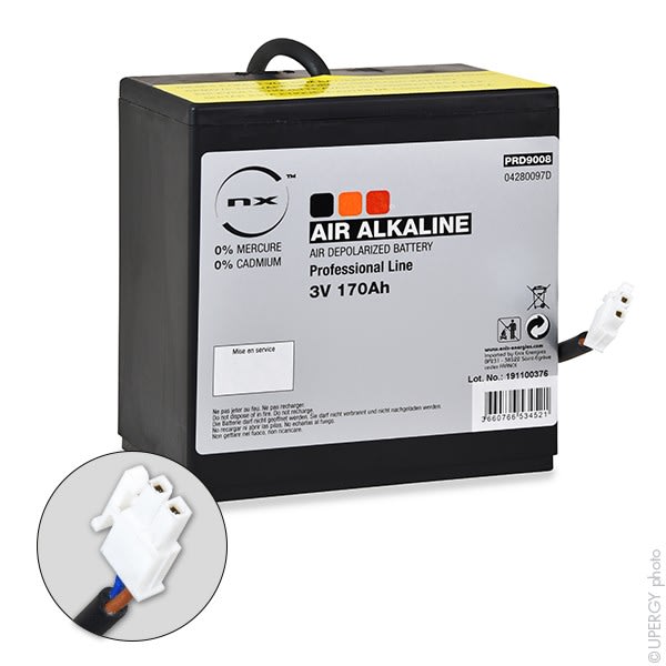 Enix - Pile(s) Pile depolarisation air alcaline 3V 180Ah Molex