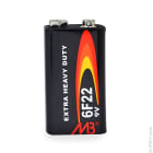 Enix - Pile(s) Pile saline 6F22 Super 9V 310mAh
