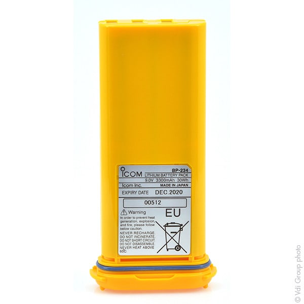 Enix - Batterie(s) Batterie talkie walkie ICOM BP-234 9V 3300mAh