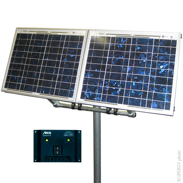Enix - Unite(s) Kit solaire 10W-24V Polycristallin + Kit de fixation + regulateur de ch
