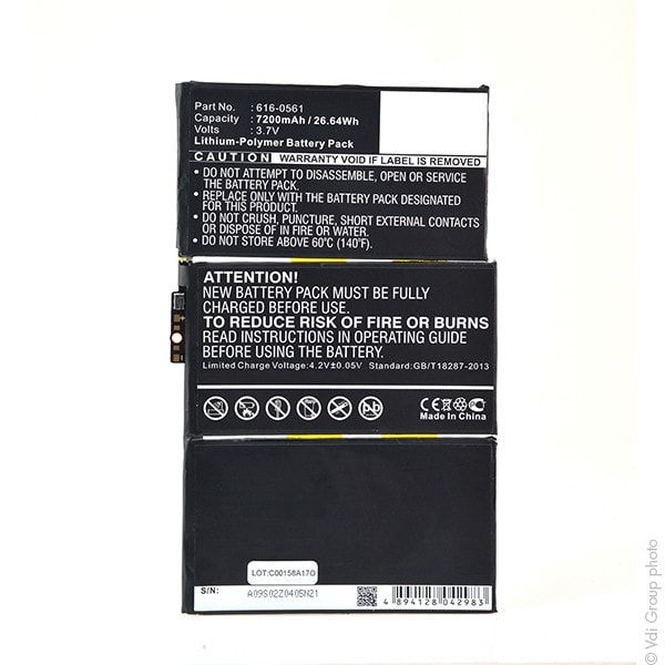 Enix - Batterie(s) Batterie tablette 3.7V 7200mAh