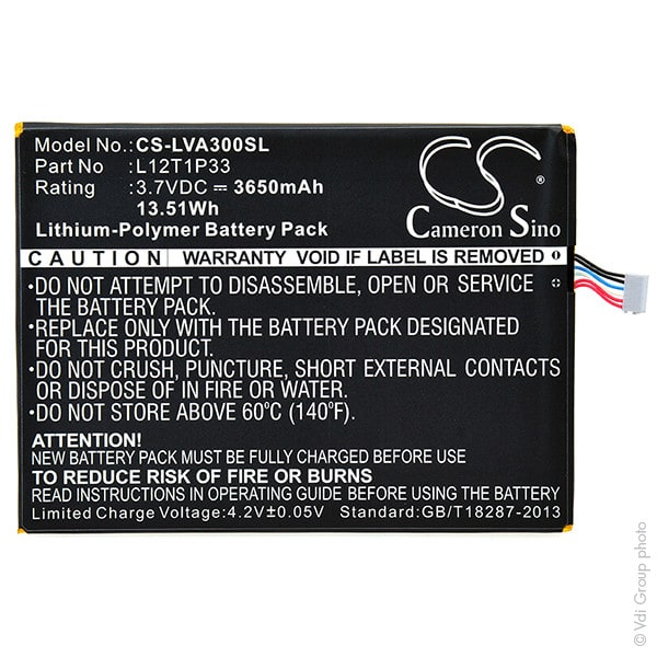 Enix - Batterie(s) Batterie tablette 3.7V 3650mAh