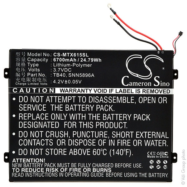 Enix - Batterie(s) Batterie tablette 3.7V 6700mAh