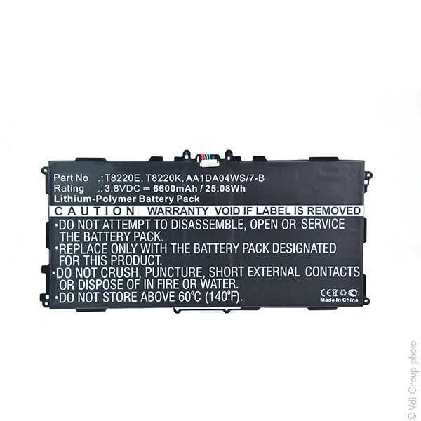 Enix - Batterie(s) Batterie tablette 3.8V 6600mAh