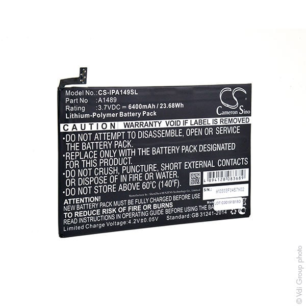 Enix - Batterie(s) Batterie tablette 3.7V 6400mAh