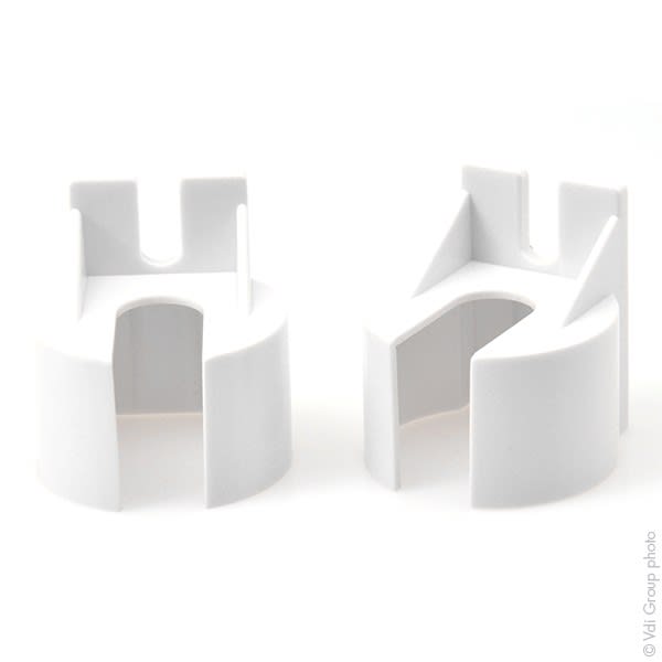 Enix - Lot(s) de 2 End caps pour pack eclairage de secours taille D (x 2pcs)