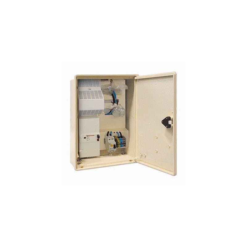 Depagne - Coffret monophasé S20 ivoire pour branchement provisoire de 3 à 12 kVA - avec di
