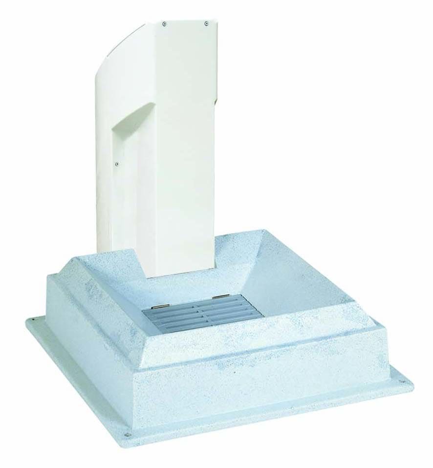 Depagne - Bac Sourcevac gris avec siphon + trappe inox - équipé 4 branchements pour raccor