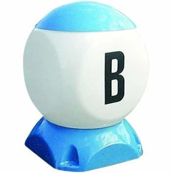 Depagne - Sourcelec 888 globe blanc + chapeau bleu - marquage autocollant noir 4 faces (1