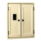 Depagne - Coffret Oisans 559 S17T3 ivoire - 2 portes lisses avec hublot, 2 compartiments j