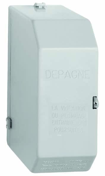 Depagne - Coffret de branchement coupe-circuit pilote ou frontière gris