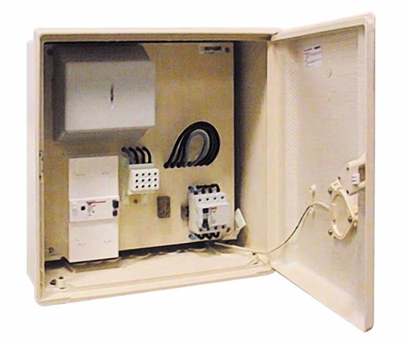 Depagne - Coffret triphasé S15 ivoire pour branchement provisoire de 9 à 36 kVA - avec dis
