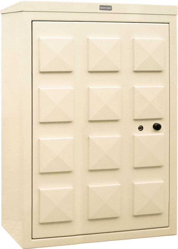 Depagne - Armoire Taillefer 670 ivoire - 1 porte anti-affiche (grande 600 mm)