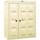 Depagne - Armoire Taillefer 970 ivoire - 2 portes anti-affiche (petite 300 mm + grande 600