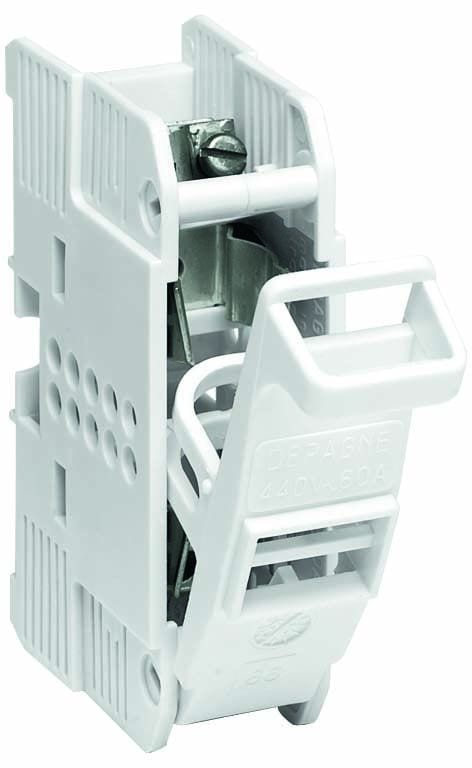 Depagne - Coupe-circuit base 22x58 blanc - Phase - sans patte