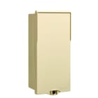 Depagne - Coffret Electra 1810 classe II ivoire - nu avec 2 rails DIN et 2 presse-étoupes