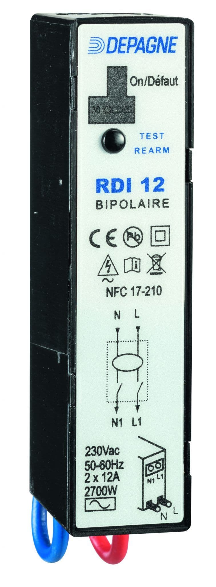 Depagne - Dispositif de déconnexion automatique avec réenclenchement manuel - RDI 12 non c