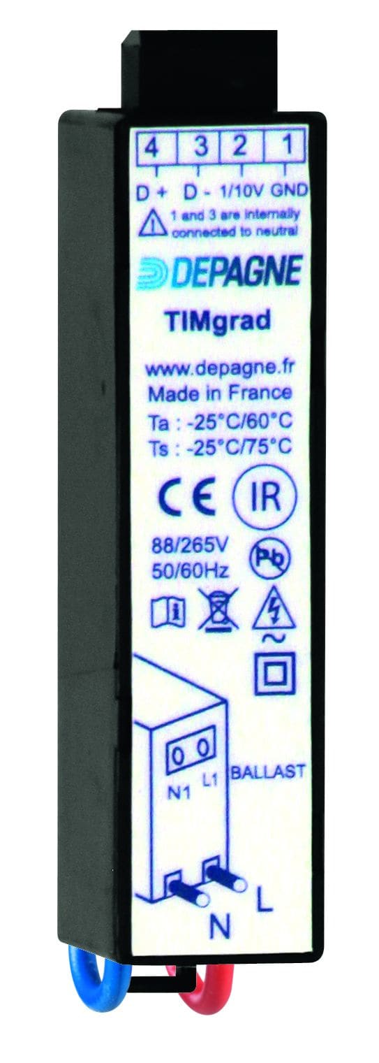 Depagne - Relais temporisé Timer gradable milieu de nuit (alimentation détecteur) - TIMgra