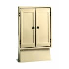 Depagne - Armoire forain 731 ivoire - 2 portes lisses, 2 compartiments juxtaposés équipés