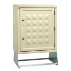 Depagne - Armoire BPS polyester 682 grand modèle ivoire pour branchement provisoire de 36