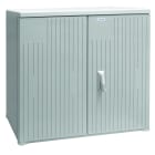 Depagne - Armoire Européenne taille 2 gris RAL 7035 - 2 portes anti-affiche