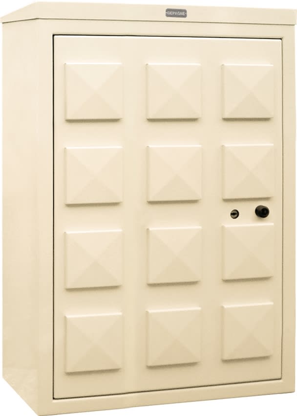 Depagne - Armoire Taillefer 370 ivoire - 1 porte anti-affiche (petite 300 mm)