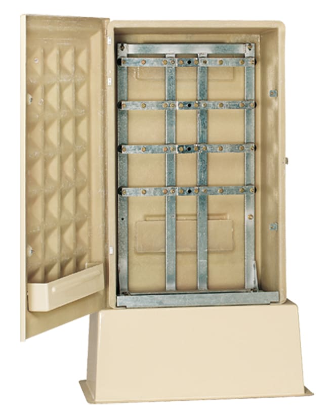 Depagne - Armoire de coupure ivoire + socle - 4 directions avec coupure