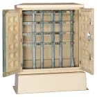 Depagne - Armoire de coupure ivoire + socle - 6 directions avec coupure