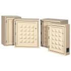 Depagne - Armoire Alpes 620 ivoire - 1 porte lisse (montage sur socle disponible)