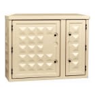 Depagne - Armoire Belledonne 691 ivoire - 2 portes anti-affiche (montage sur socle disponi