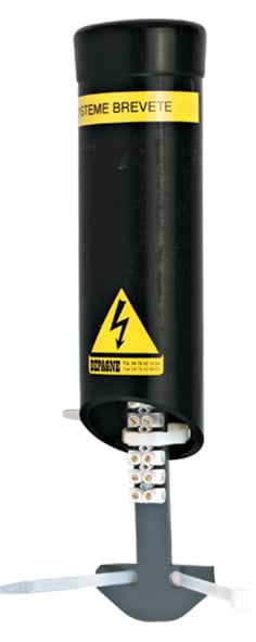 Depagne - Boîtier de raccordement Signal - simple coquille noir - grand modèle - sans born