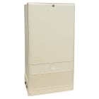 Depagne - Borne 1000x500 sur socle intégré, livrée montée câblée - 1 porte lisse, 1 compar