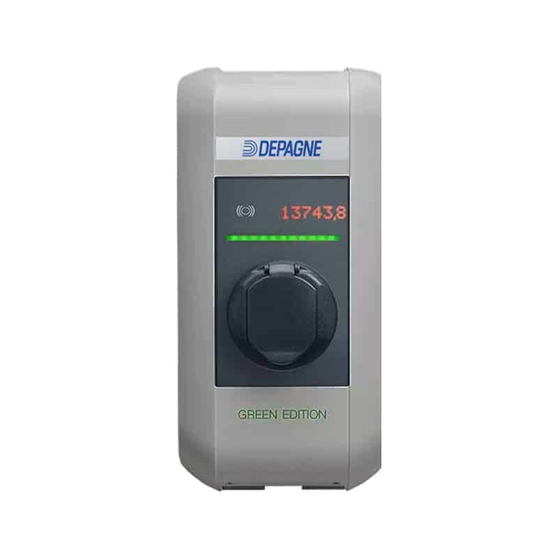Depagne - Borne DRIVE 60-M (maître) gris RAL 7004 - Triphasé - 1 prise Type 2 - Charge max