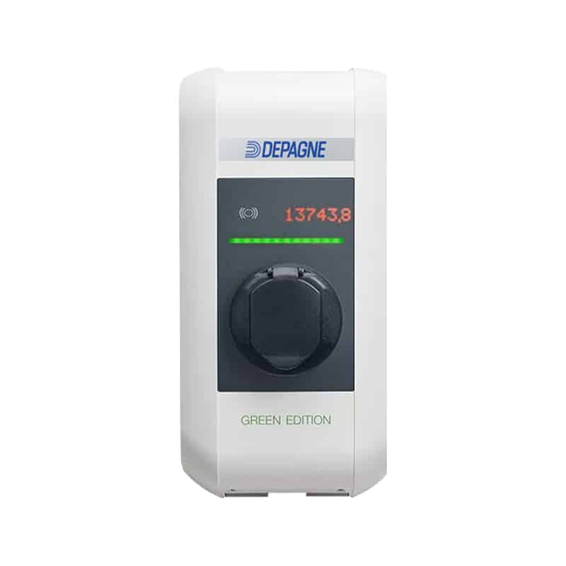Depagne - Borne DRIVE 60-A (autonome) blanc RAL 9010 - Monophasé - 1 prise Type 2 - Charge